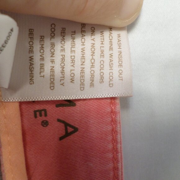 Sonoma Life + Style Modern Fit Broken Corral Pink Straight Leg Capri Pants Sz 14 - Picture 9 of 14